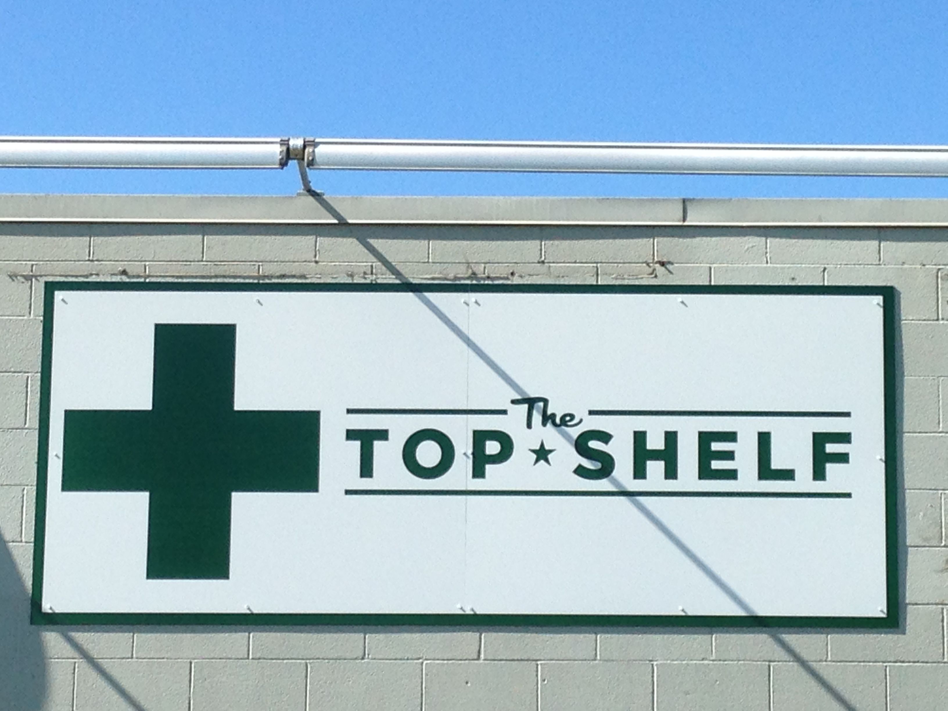  - Architectural Signage - Business Sign - The Top Shelf - Burlington, WA